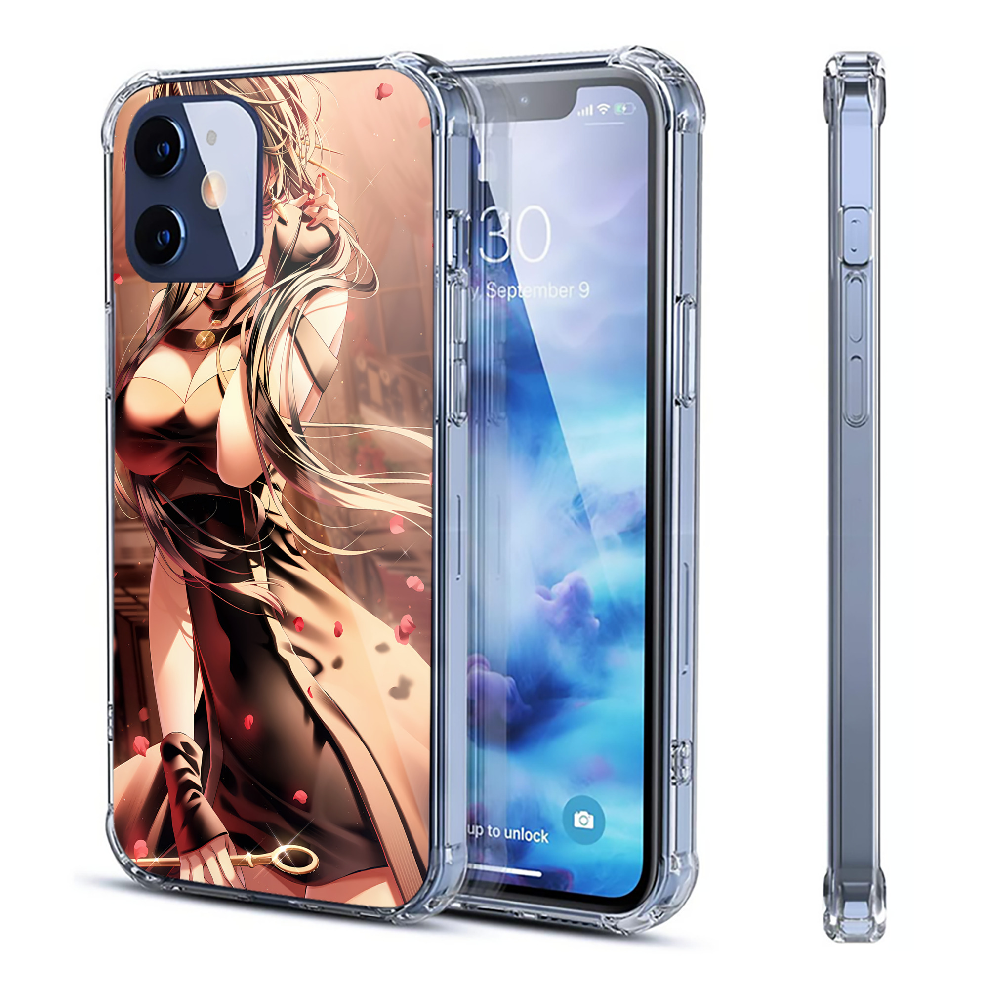 （画像用） SPY×FAMILY间谍家家酒 【iPhone 12シリーズ対応】透明スマホケース（クリアソフトケース）